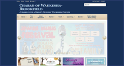 Desktop Screenshot of jewishwaukesha.com